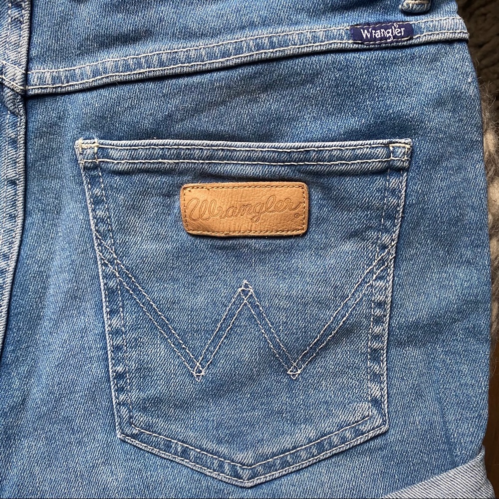 Wrangler Pin Up Cut Off Denim Shorts